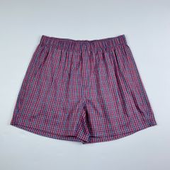 Quần boxer nam mặc nhà Papka 2015 màu đỏ caro chất cotton pha spandex