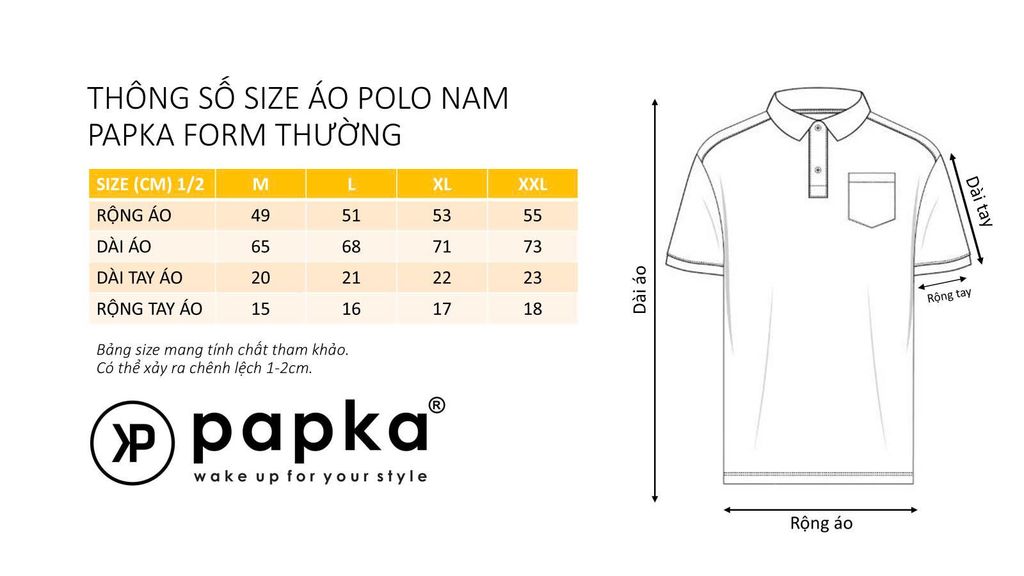 Polo nam PAPKA 1117 chất Cotton Jersey dệt sọc cao cấp bền đẹp