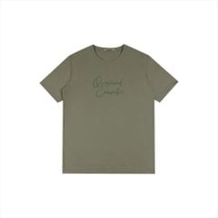 Áo thun Tshirt nam Papka 1079 màu be phối hình in chữ Original Creator tạo cảm giác năng động và trẻ trung