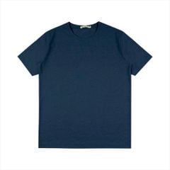 Áo thun Tshirt nam Papka 1079 màu xanh dương thêu chìm chữ Original tạo cảm giác năng động và trẻ trung