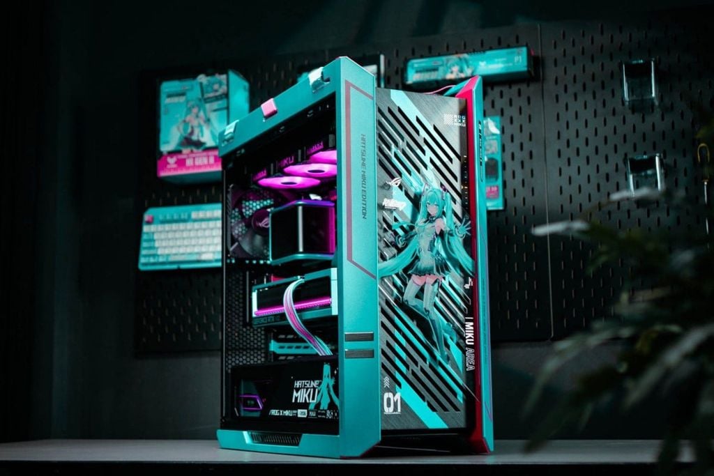 PC GAMING ASUS ROG HATSUNE MIKU EDITION (AMD Ryzen 9 9950X3D - RTX 5080 16GB OC)