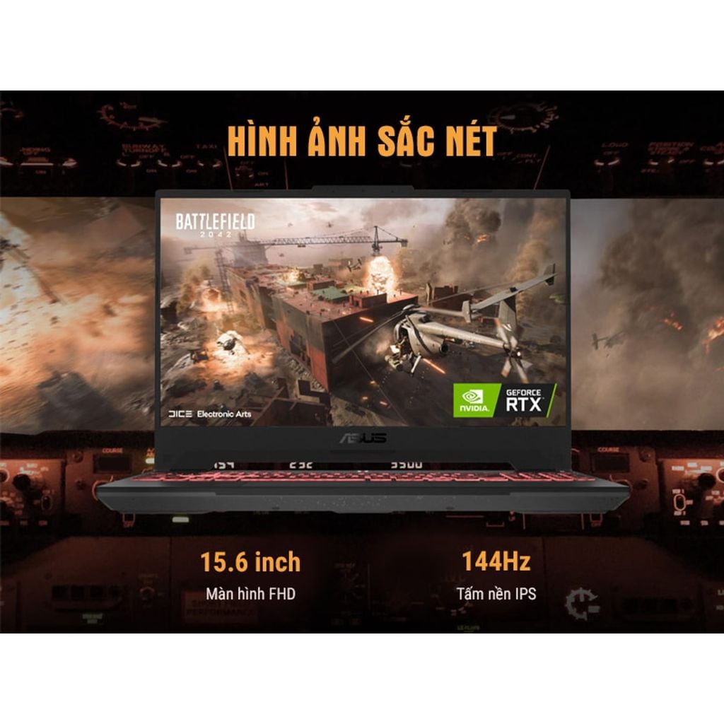 Laptop ASUS TUF Gaming F15 FX507ZC4-HN099W (Đen) i7 12700H 3050 RAM 16GB - CŨ ĐẸP KENG BẢO HÀNH SHOP 6 THÁNG