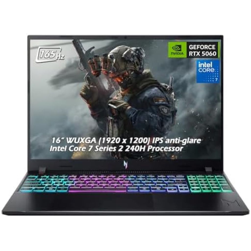 Laptop Gaming Acer Nitro Lite 16 Nl16-71G-56WQ (NH.D59SV.001) | i5-13420H, 16GB DDR5, SSD 512GB Nvme, 16" FHD+ 165Hz, RTX 3050 6GB, Trắng CŨ ĐẸP KENG CÒN BH HÃNG