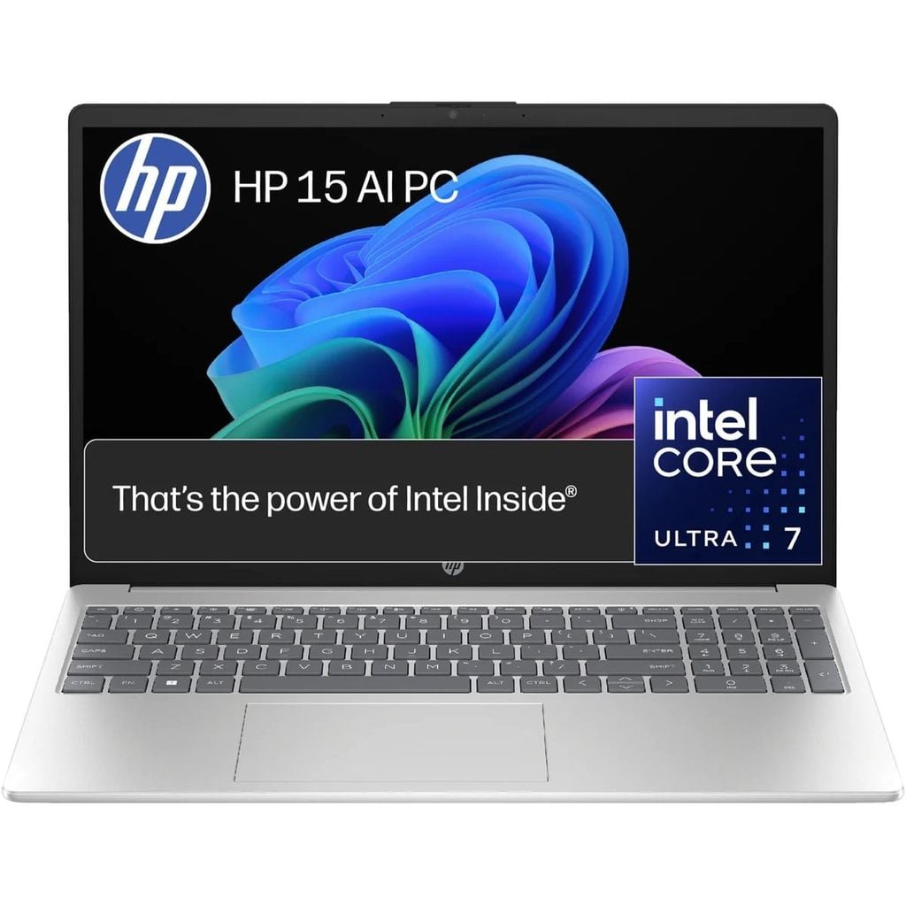 Laptop HP AI 15-fd2050wm | Core Ultra 5 | 8GB RAM | 512GB SSD | 15.6 inch FHD | Bạc NEW CHÍNH HÃNG FULLBOX