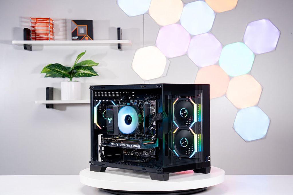 PC AMD GAMING PRO RYZEN 5 7500X3D - RTX 5060 Ti 16GB BLACK