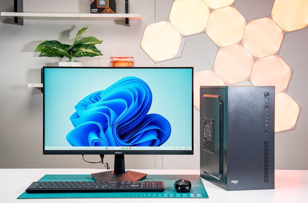PC OFFICE Core i5 12400 - RAM 16GB- SSD 256GB- Màn hình 24 Inch