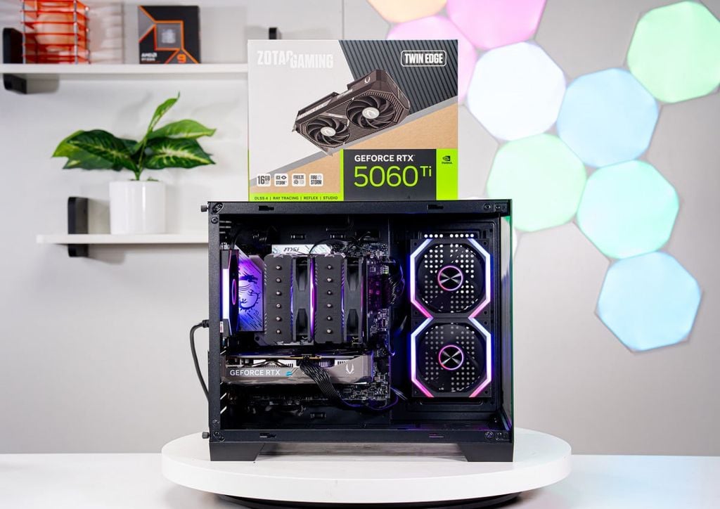 PC Workstation- 3D Render- Edit Video RYZEN 9 9900X- RTX 5060 Ti 16GB