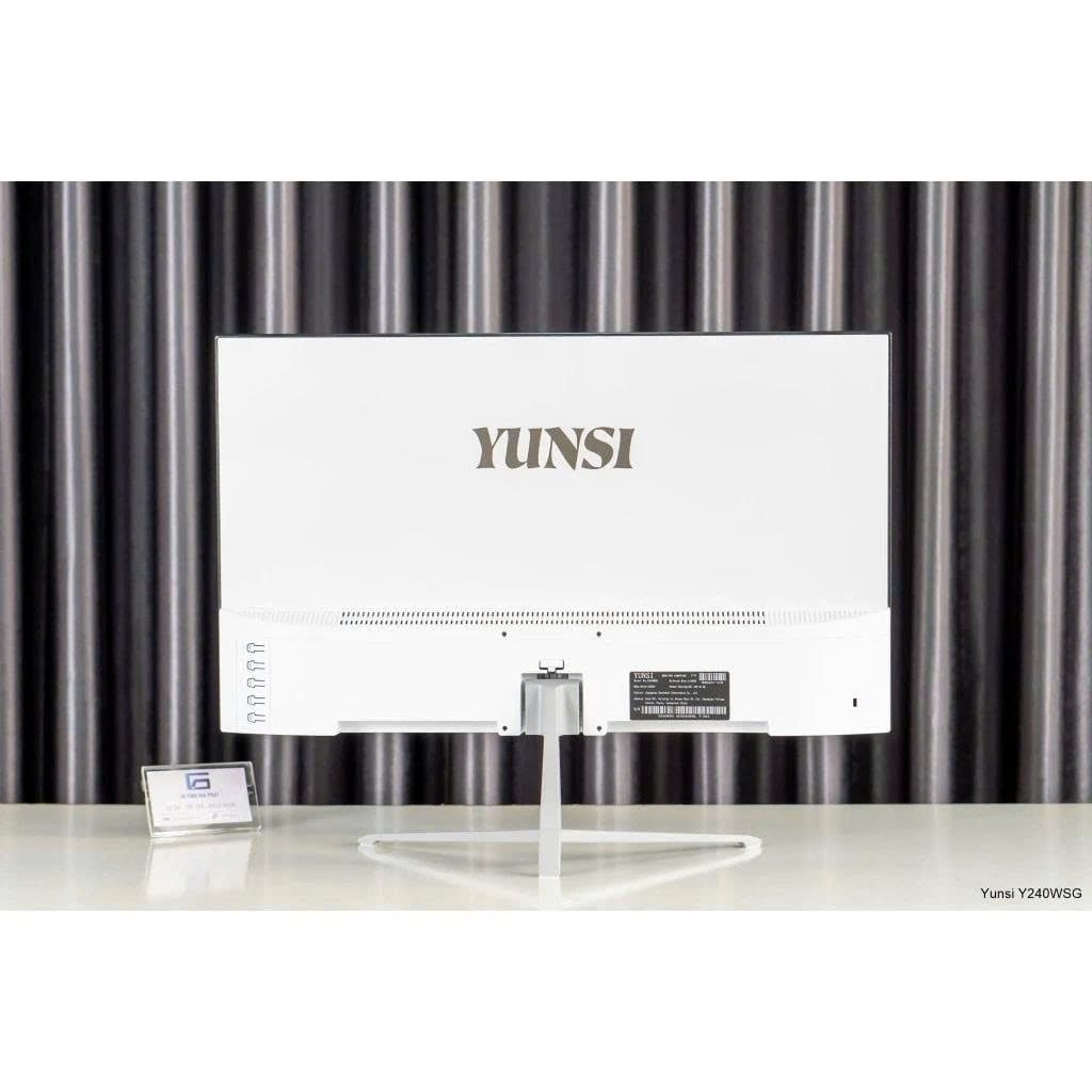 Yunsi Y240WSG Phẳng (24 inch, FHD, 144Hz/120Hz, 1ms, DP, HDMI) - Màu Trắng