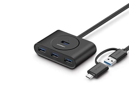 Bàn phím Bộ chia cổng USB 3.0/ Type C sang 4 cổng U