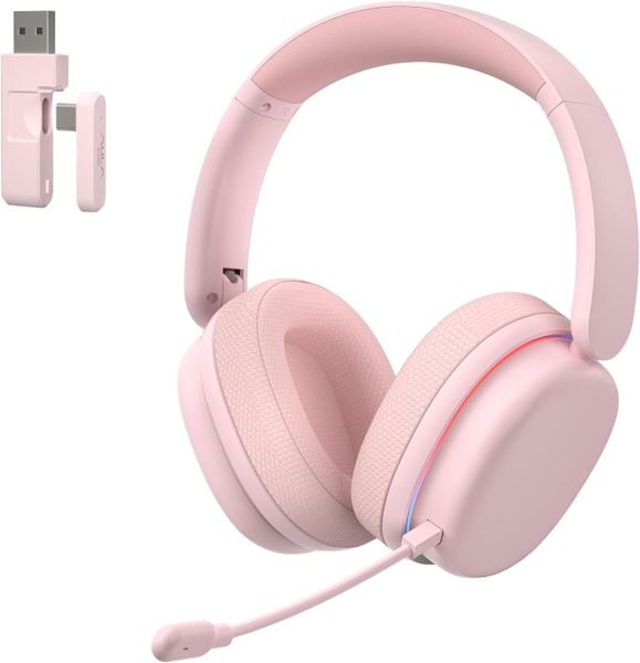 Tai nghe AULA G7 PRO 5323 GAMING 3 MODE - Màu Hồng
