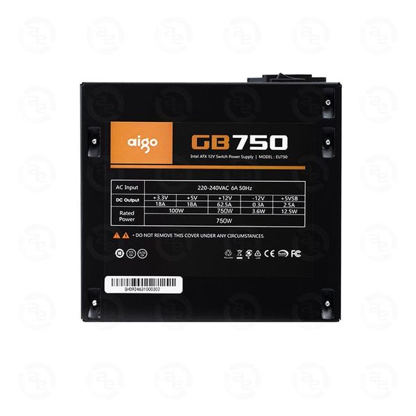Nguồn AIGO máy tính Bronze GB750 - Bronze/Màu Đ | 750W | 80+ Bronze