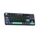 BÀN PHÍM CƠ GAMING F87 PRO 3 MODE /Phiên bản Xanh đậm+đen+xanh cổ vịt/ Greywood V4 switch