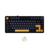 Bàn phím cơ gaming 3 mode AULA F75  (đen xanh đậm cam, Reaper switch)