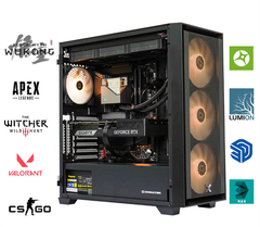  PC GAMING MTBDL XVI B450  RYZEN 5 5500  RAM 16GB  SSD 256GB  RX 550 4GB  PSU 550W 