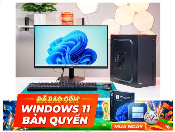 PC OFFICE Core i5 10400 - RAM 8GB- SSD 256GB - Kèm Windows 11 Pro ( Dành Cho Kế Toán - Thu Ngân - Doanh Nghiệp)