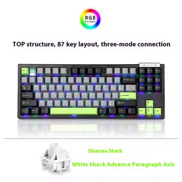 Bàn phím cơ Darmoshark TOP 87 Tri-mode