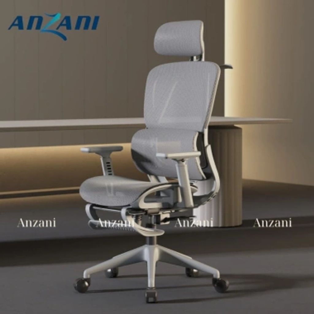 Ghế Công Thái Học Anzani CTH-99 Full Lưới (Trắng)