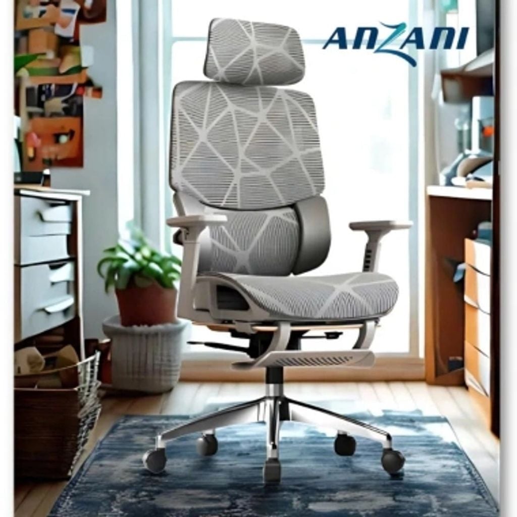 Ghế Công Thái Học Anzani CTH-99 Full Lưới (Trắng)