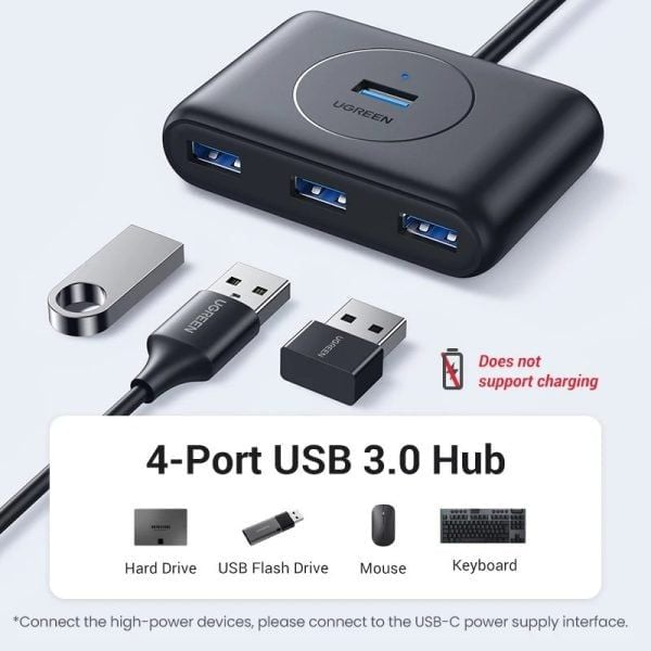 Bàn phím Bộ Chia USB 3.0 Ra 4 Cổng USB 3.0 Dài 1m M