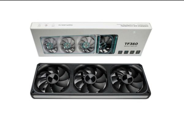 Tản khí Leopard QUẠT TẢN NHIỆT JUNGLE TF360 MÀU ĐEN/ ngược