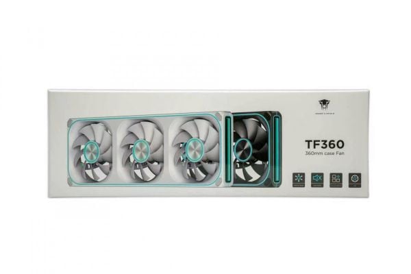 Tản khí Leopard QUẠT TẢN NHIỆT JUNGLE TF360 MÀU TRẮNG / Gió Ngươc