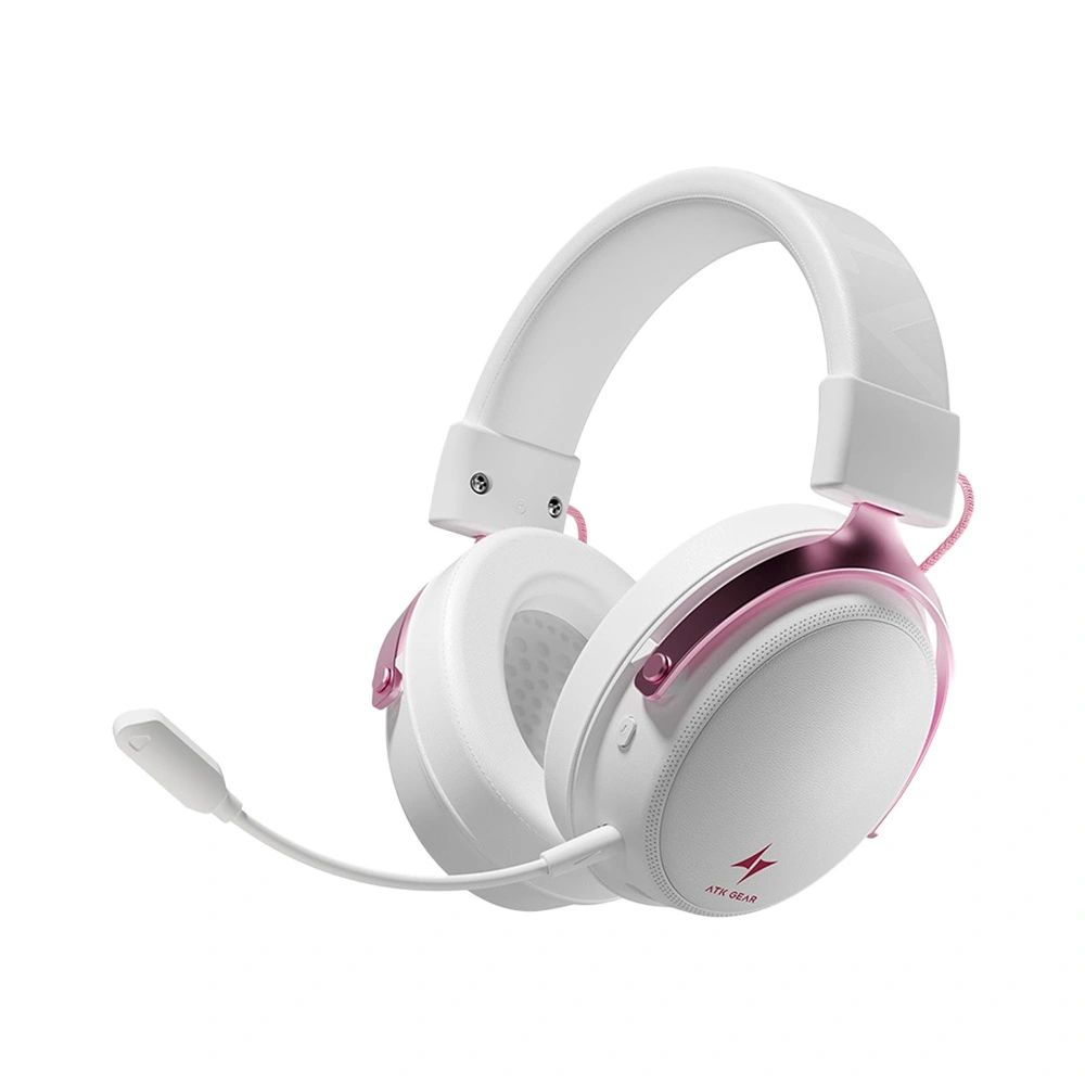 Tai nghe Không Dây choàng đầu ATK Neptune N9 (4 Mode, White Pink)