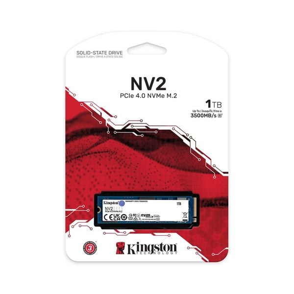 SSD Kingston NV2 SNV2S 1000G | 1TB | NVMe Gen4