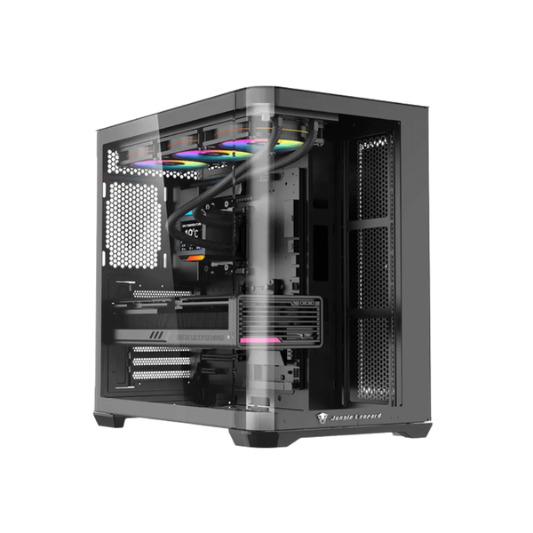 Case Leopard AC-01 Đen/Black E- AIO 360m | ATX