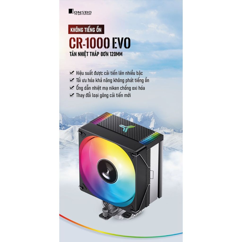 Tản nhiệt khí Jonsbo CR-1000 EVO | RGB