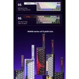 Bàn phím cơ AULA WIN60HE MAX Magnetic Switch Đen Xám