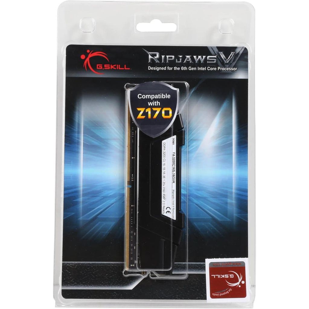 RAM G.Skill Ripjaws V Bus | DDR4 | 1x16GB | 3200MHz