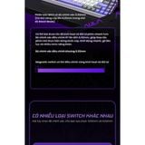 Bàn phím cơ AULA WIN60HE MAX Magnetic Switch Đen Xám