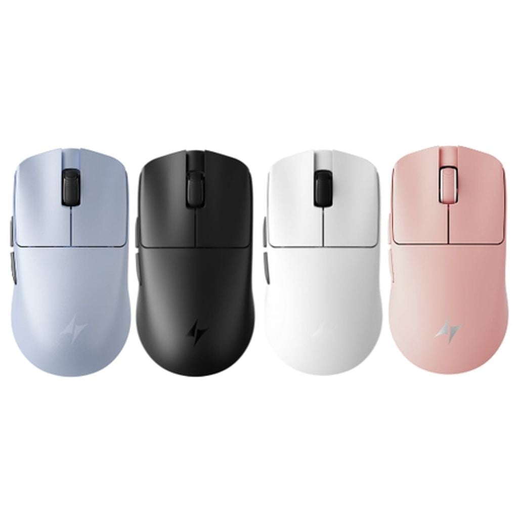 Chuột Gaming Không Dây ATK Blazing Sky F1 V2 Ultra Max Tri-Mode ( Trắng )