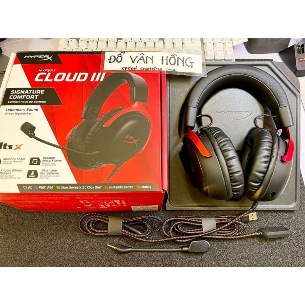 Tai nghe HyperX Cloud III (Đen)