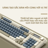 AULA S99 PRO (6951) BÀN PHÍM GIẢ CƠ GAMING AULA S99 PRO 3 MODE (Phiên bản Xanh dương + Be + Tím)