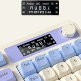 AULA S99 PRO (6951) BÀN PHÍM GIẢ CƠ GAMING AULA S99 PRO 3 MODE (Phiên bản Xanh dương + Be + Tím)