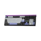 BÀN PHÍM CƠ GAMING 3 MODE AULA H108 (Phiên bản màu Đen+trắng+tím/ Silent Cotton Candy Switch)