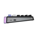 BÀN PHÍM CƠ GAMING 3 MODE AULA H108 (Phiên bản màu Đen+trắng+tím/ Silent Cotton Candy Switch)