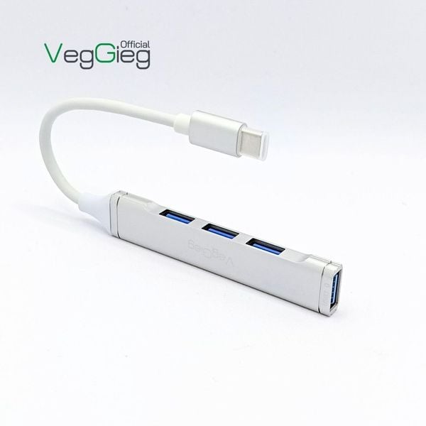 Bàn phím Bộ Chia USB Type C Ra 4 Cổng USB 1 Cổng US