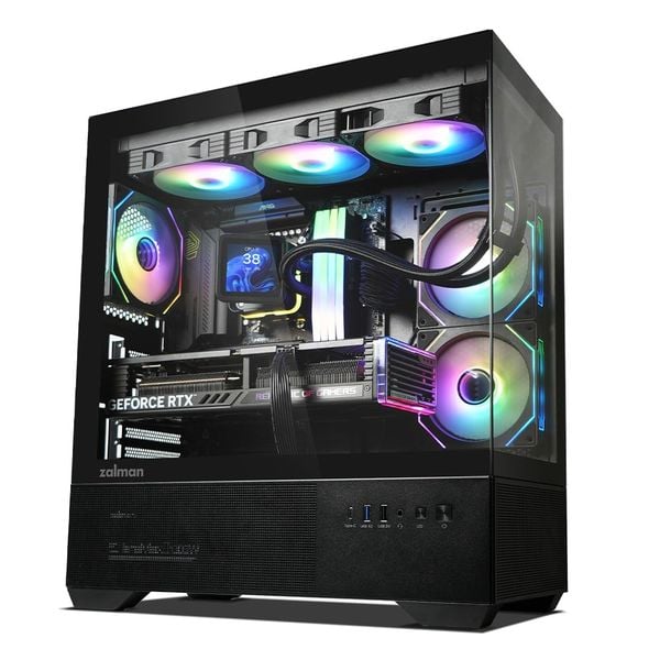 Case Zalman Chronix V2 Mid Tower 3 Fan ARGB 1