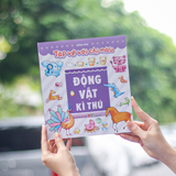 Sách: Tập Vẽ Với Bút Chì Màu - Động Vật Kỳ Thú