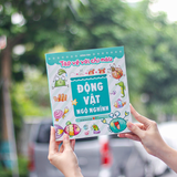 Sách: Tập Vẽ Với Bút Chì Màu - Động Vật Ngộ Nghĩnh