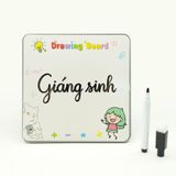 Đồ Chơi DUKA: Trò chơi 2 in 1 Ghép tranh + Bảng vẽ : Giáng sinh,DK81434