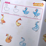 Sách: Tập Vẽ Với Bút Chì Màu - Động Vật Ngộ Nghĩnh