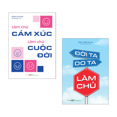 Sách: Combo 2 Cuốn Làm Chủ Cảm Xúc Làm Chủ Cuộc Đời + Đời Ta Do Ta Làm Chủ