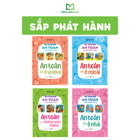  Sách: Combo 4 Cuốn Kĩ Năng An Toàn Cho Học Sinh 