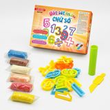 Đồ chơi DUKA: Đất sét màu - Chữ số,DK81441