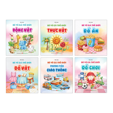 Sách: Combo 6 Cuốn Bé Vẽ Cả Thế Giới