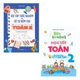 Sách: Combo Bài Tập Trắc Nghiệm Và Tự Kiểm Tra Toán 2 + Rèn Kĩ Năng Học Tốt Toán Lớp 2