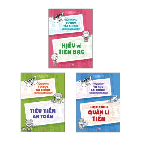 Sách: Combo 3 Cuốn Bồi Dưỡng Tư Duy Tài Chính Cho Học Sinh Tiểu Học